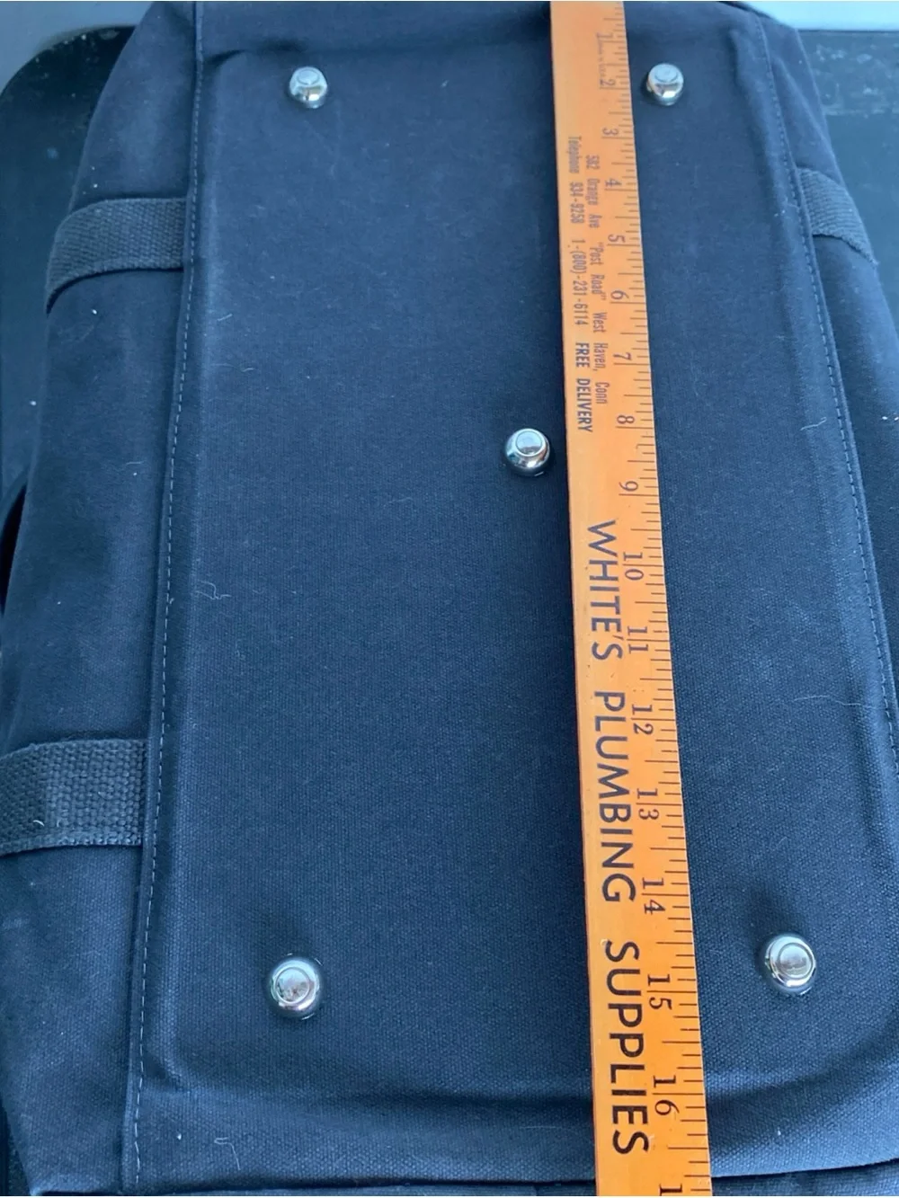Scarborough and Tweed black canvas